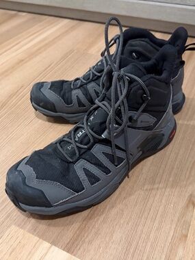 Salomon XT4 Boot Black and Gray Men’s 11 Goretex